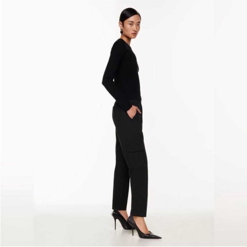 New! Babaton Titan Silk & Cotton Blend Cargo Pants - Gorgeous! - Picture 3 of 12